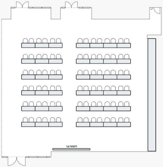 BSC 100 East Classroom Style