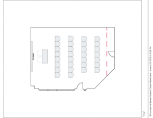 blueprint of room 101.