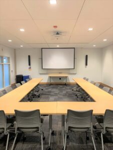 Room 101 with a U shape table setup.