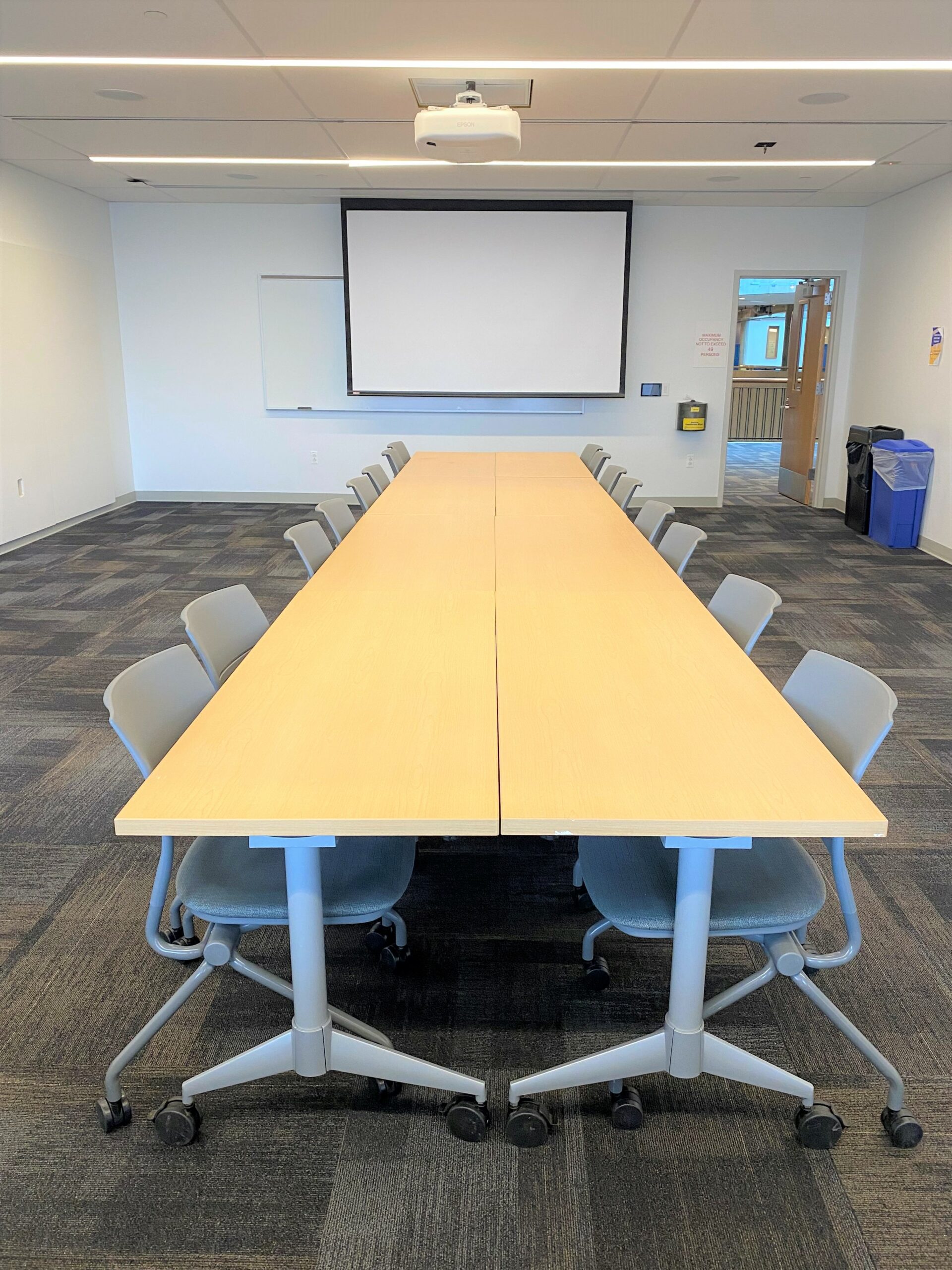 Room 224 with a conference table.